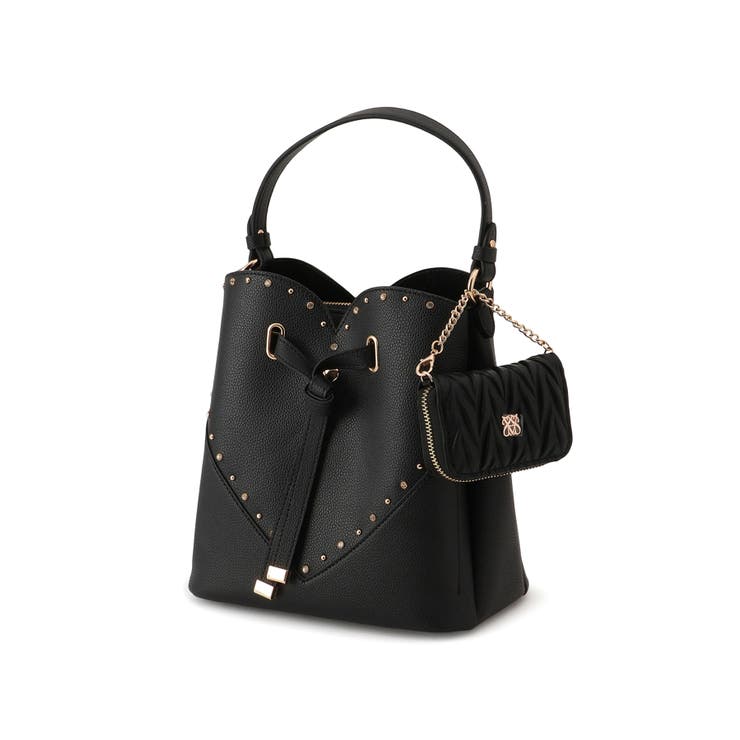 ラインストーン＆スタッズハートカットバッグ | VIS  | 詳細画像26 