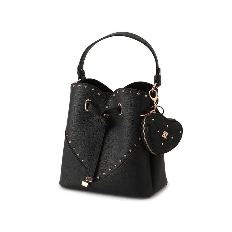 ラインストーン＆スタッズハートカットバッグ | VIS  | 詳細画像27 