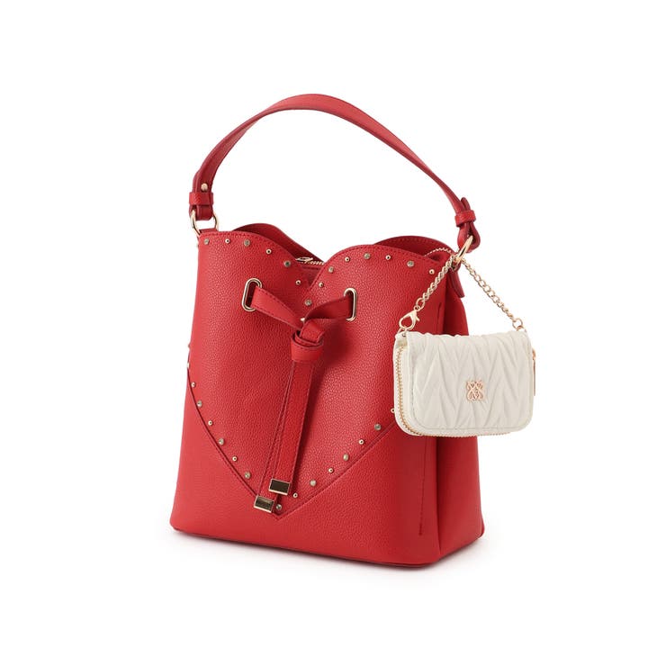 ラインストーン＆スタッズハートカットバッグ | VIS  | 詳細画像28 