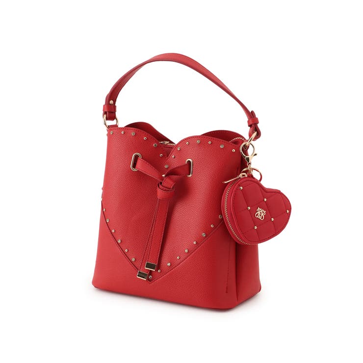 ラインストーン＆スタッズハートカットバッグ | VIS  | 詳細画像29 