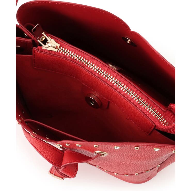 ラインストーン＆スタッズハートカットバッグ | VIS  | 詳細画像39 