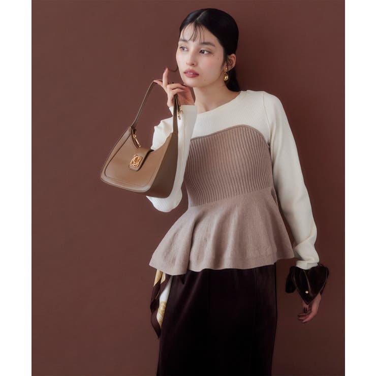 【180℃美人見え】ハンドルリボンワンショルダーバッグ/新色追加 | VIS  | 詳細画像32 