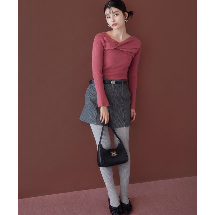 【180℃美人見え】ハンドルリボンワンショルダーバッグ/新色追加 | VIS  | 詳細画像33 