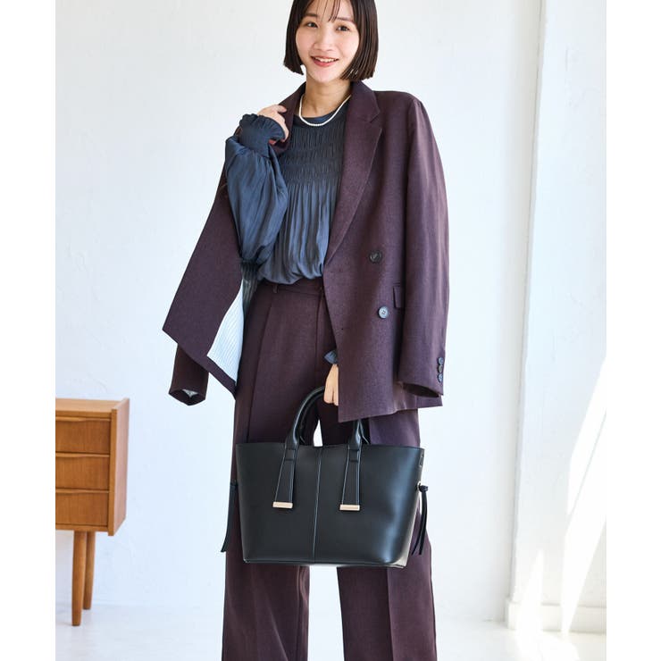 【復刻 WEB限定】【A4収納】ゴールド金具付きノットトートバッグ 通勤 | VIS  | 詳細画像31 