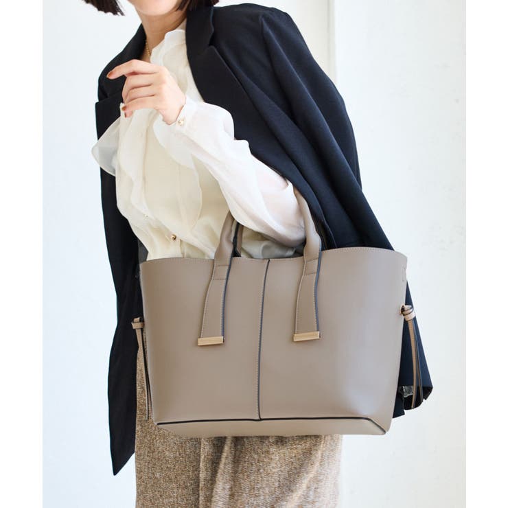 【復刻 WEB限定】【A4収納】ゴールド金具付きノットトートバッグ 通勤 | VIS  | 詳細画像34 