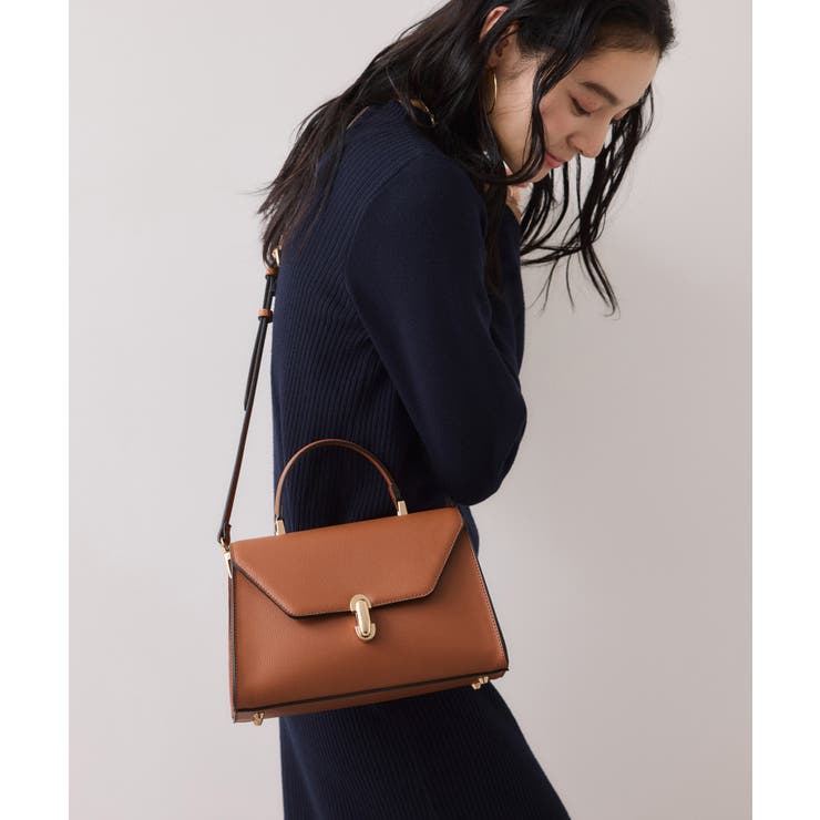 楕円金具ワンハンドルバッグ/2WAY[品番：VISW0051316]｜VIS （ビス 
