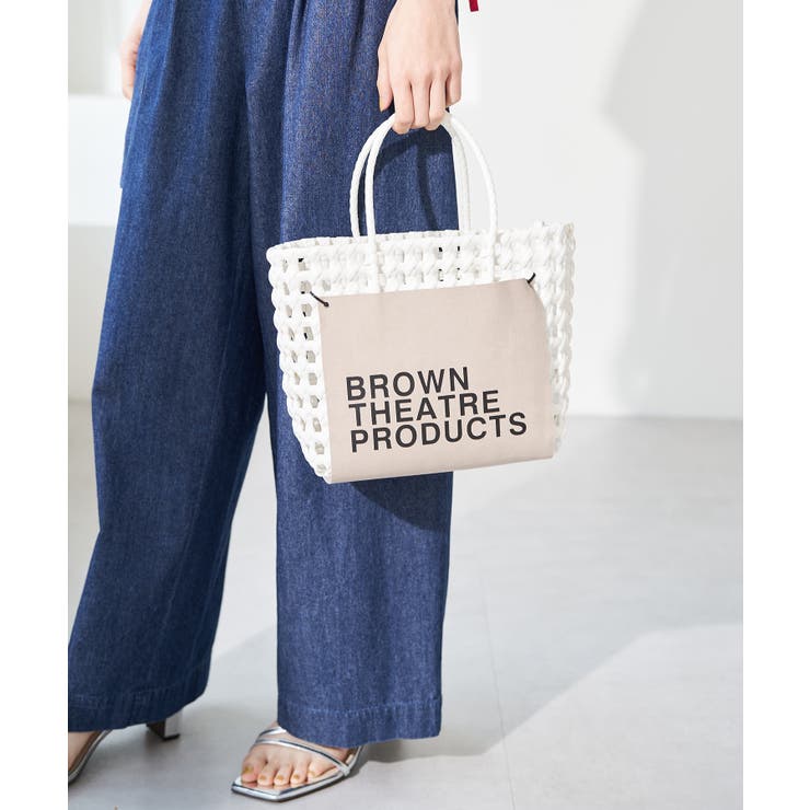 【BROWN THEATRE PRODUCTS】ロゴラベルバスケットバッグ | VIS  | 詳細画像14 