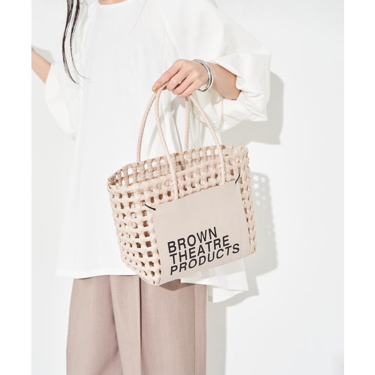 【BROWN THEATRE PRODUCTS】ロゴラベルバスケットバッグ | VIS  | 詳細画像15 