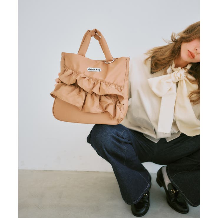 【OUTDOOR PRODUCTS】VIS別注2WAYフリルトートバッグ | VIS  | 詳細画像10 