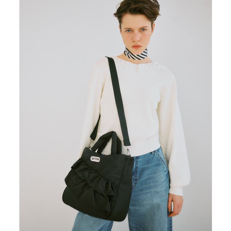 【OUTDOOR PRODUCTS】VIS別注2WAYフリルトートバッグ | VIS  | 詳細画像8 