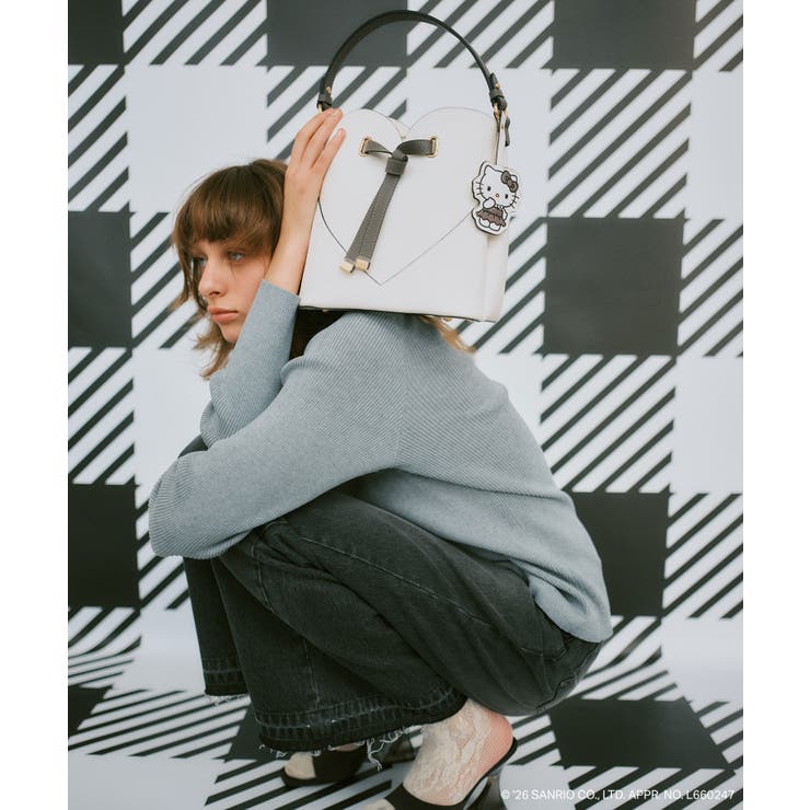 【HELLO KITTY×VIS】ハートカットバッグ | VIS  | 詳細画像11 