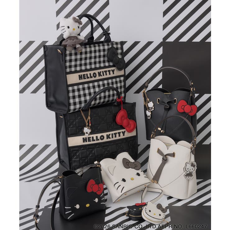 【HELLO KITTY×VIS】ハートカットバッグ | VIS  | 詳細画像14 