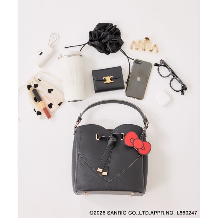 【HELLO KITTY×VIS】ハートカットバッグ | VIS  | 詳細画像15 