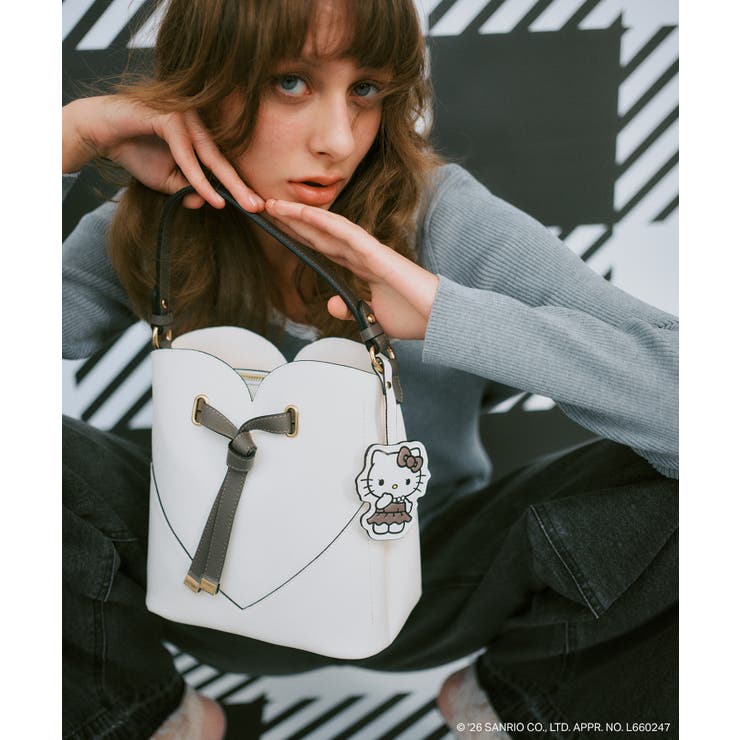 【HELLO KITTY×VIS】ハートカットバッグ | VIS  | 詳細画像17 