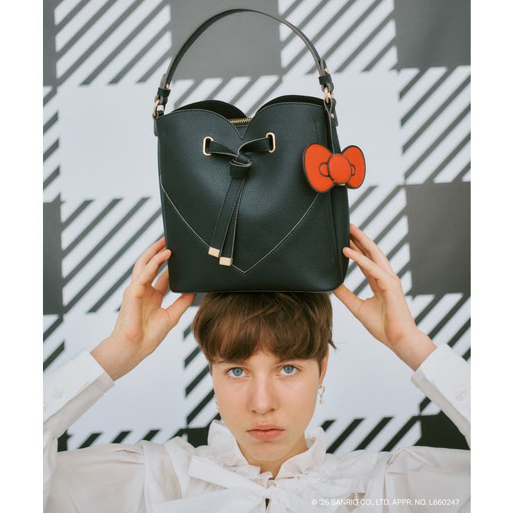 【HELLO KITTY×VIS】ハートカットバッグ | VIS  | 詳細画像6 