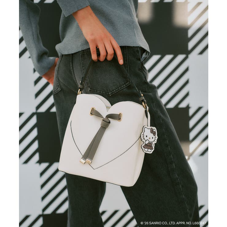 【HELLO KITTY×VIS】ハートカットバッグ | VIS  | 詳細画像9 