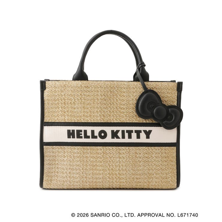 【HELLO KITTY×VIS】日焼けデザイン ハローキティ雑材トートバッグ | VIS  | 詳細画像15 