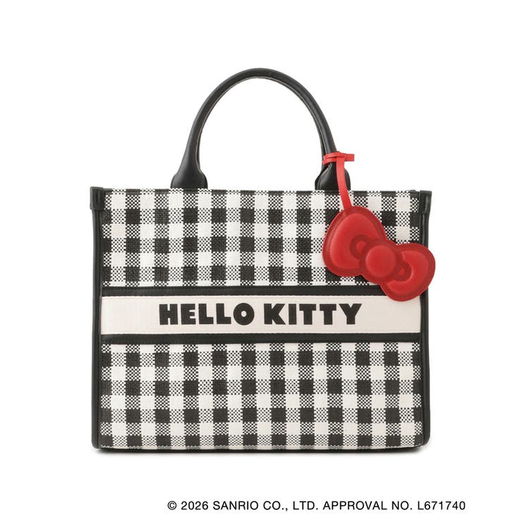 【HELLO KITTY×VIS】日焼けデザイン ハローキティ雑材トートバッグ | VIS  | 詳細画像16 