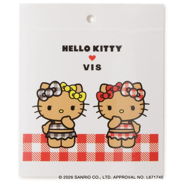 【HELLO KITTY×VIS】日焼けデザイン ハローキティ雑材トートバッグ | VIS  | 詳細画像40 