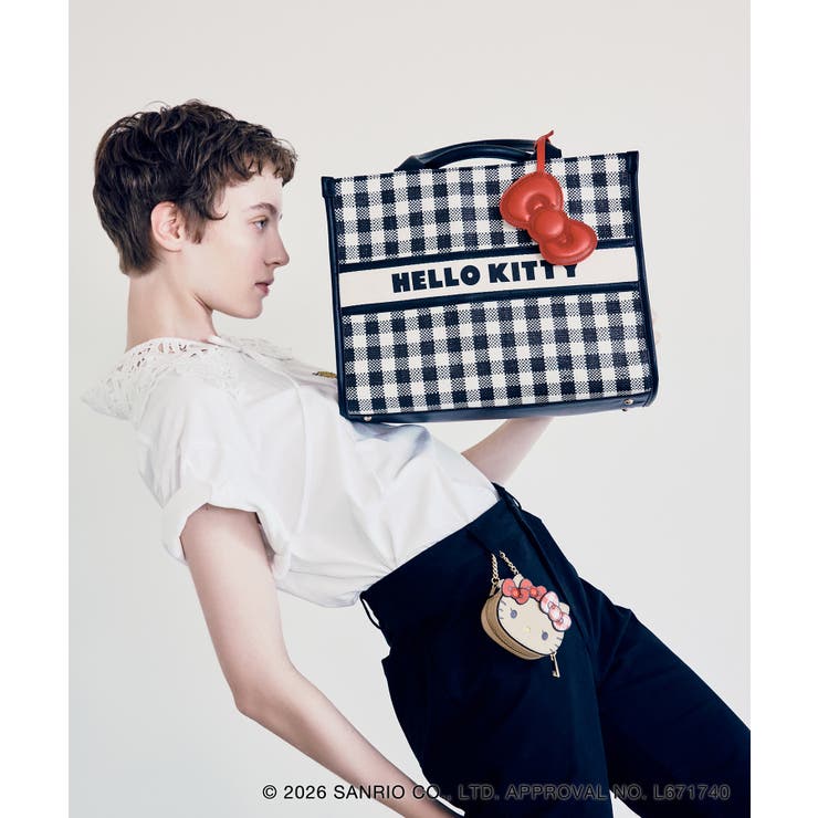 その他 | 【HELLO KITTY×VIS】日焼けデザイン ハローキティ雑材トートバッグ | VIS 