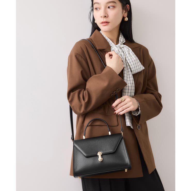 【WEB限定】楕円金具ワンハンドルバッグ/2WAY | VIS  | 詳細画像6 