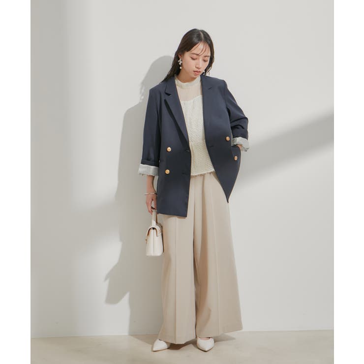 VISDRESS】異素材切り替えビスチェ風サロペット[品番：VISW0042330 