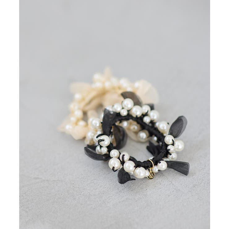 パールリボンヘアゴム | VIS  | 詳細画像1 