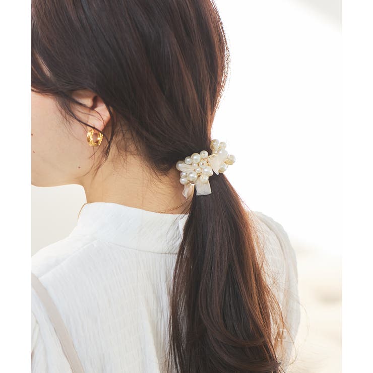 パールリボンヘアゴム | VIS  | 詳細画像2 