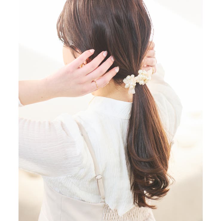 パールリボンヘアゴム | VIS  | 詳細画像3 