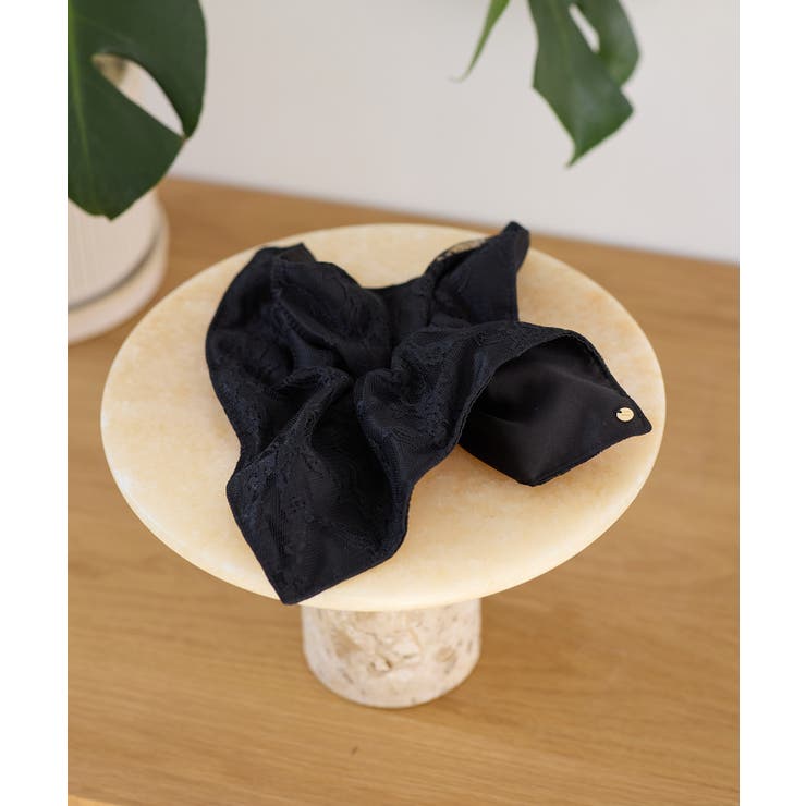 ブラック(01) | レースコンビシュシュ | VIS 