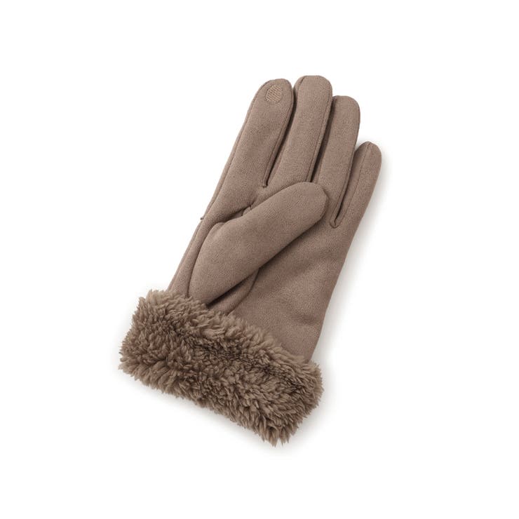 スマホタッチ刺繍付きムートングローブ | VIS  | 詳細画像15 