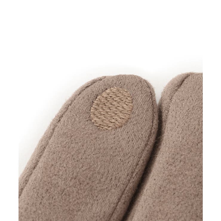 スマホタッチ刺繍付きムートングローブ | VIS  | 詳細画像20 