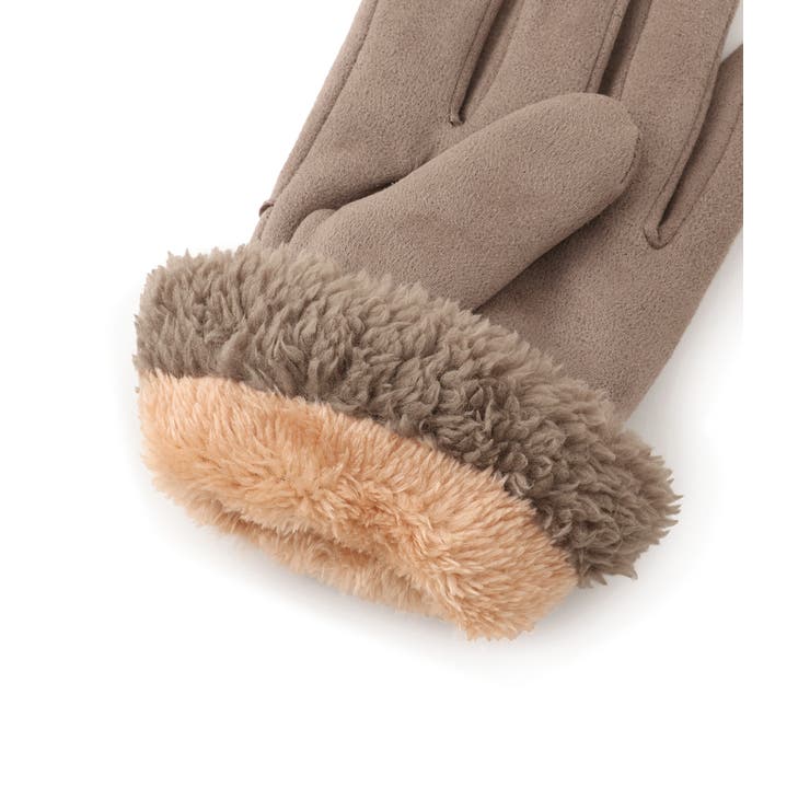 スマホタッチ刺繍付きムートングローブ | VIS  | 詳細画像21 