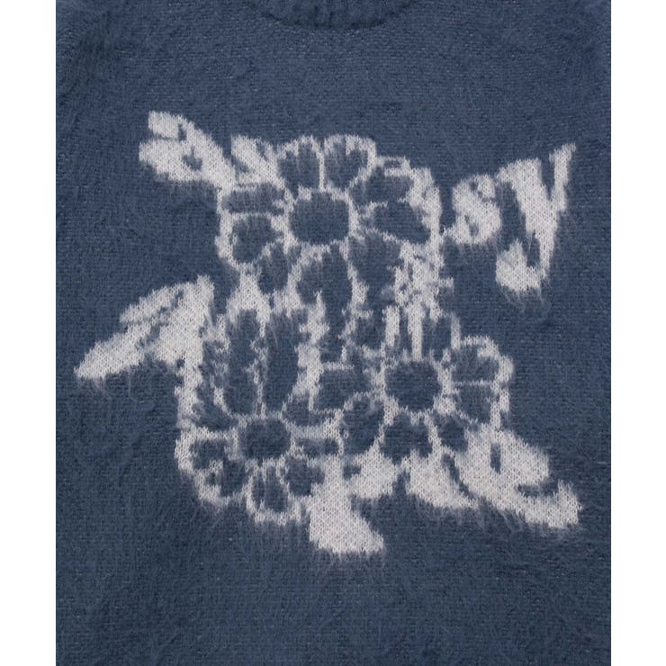 forksy.】ランダムロゴ刺繍オーバーサイズニットプルオーバー forksy.│MONO-MART [モノマート] 公式オンラインストア