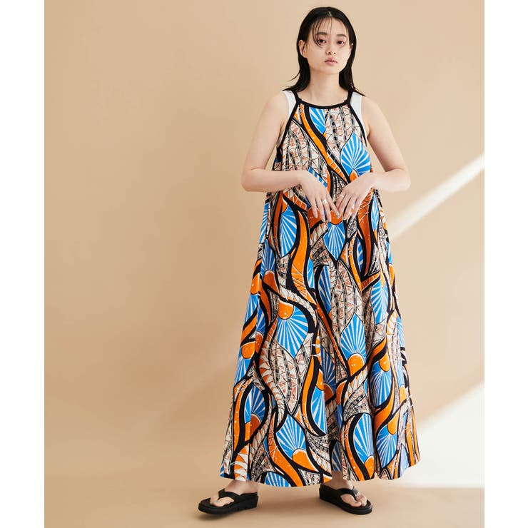 アフリカンプリントキャミワンピース 品番 Adow Adam Et Rope Outlet アダムエロペ アウトレット のレディースファッション通販 Shoplist ショップリスト