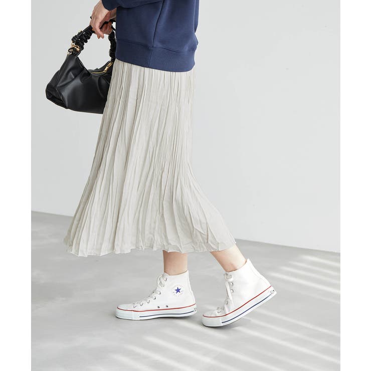 サテンワッシャープリーツスカート | ROPE' PICNIC | 詳細画像12 