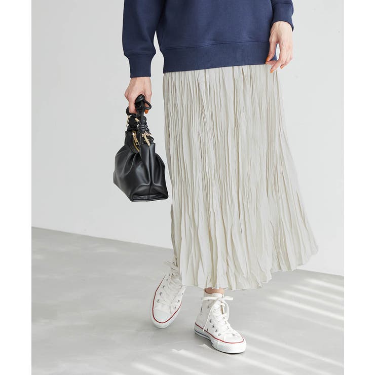 グレー系(09) | サテンワッシャープリーツスカート | ROPE' PICNIC