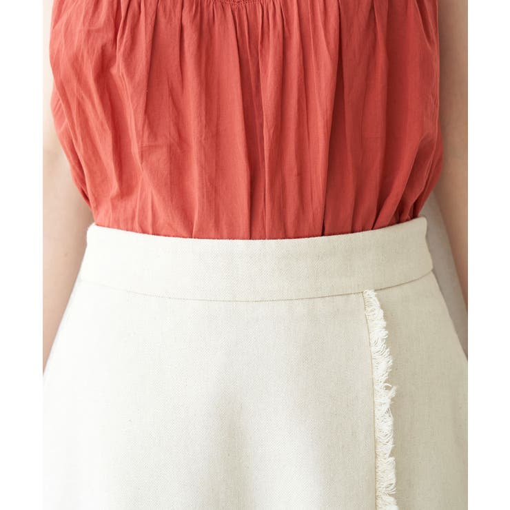 麻混フリンジフレアスカート | ROPE' PICNIC | 詳細画像16 