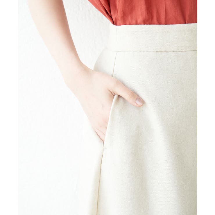 麻混フリンジフレアスカート | ROPE' PICNIC | 詳細画像19 