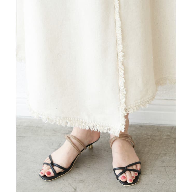 麻混フリンジフレアスカート | ROPE' PICNIC | 詳細画像21 