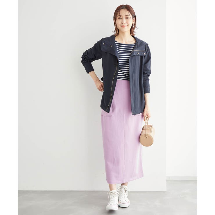 リネン調ジャージカラースカート | ROPE' PICNIC | 詳細画像17 