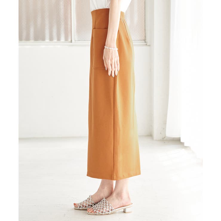 リネン調ジャージカラースカート | ROPE' PICNIC | 詳細画像2 