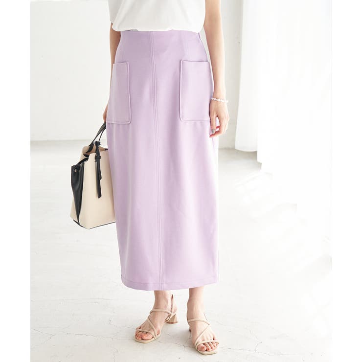 リネン調ジャージカラースカート | ROPE' PICNIC | 詳細画像20 