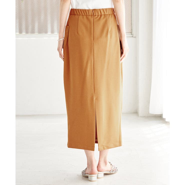 リネン調ジャージカラースカート | ROPE' PICNIC | 詳細画像3 