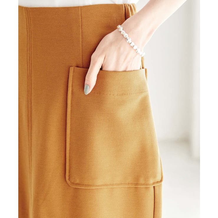 リネン調ジャージカラースカート | ROPE' PICNIC | 詳細画像6 