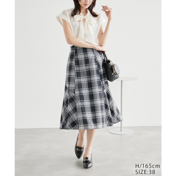 チェックボリュームスカート | ROPE' PICNIC | 詳細画像2 