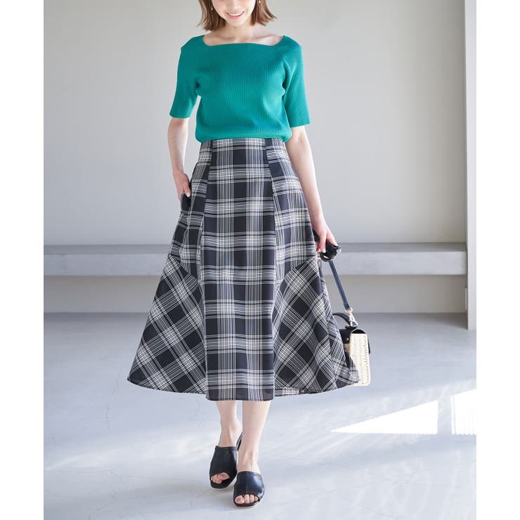 チェックボリュームスカート | ROPE' PICNIC | 詳細画像20 