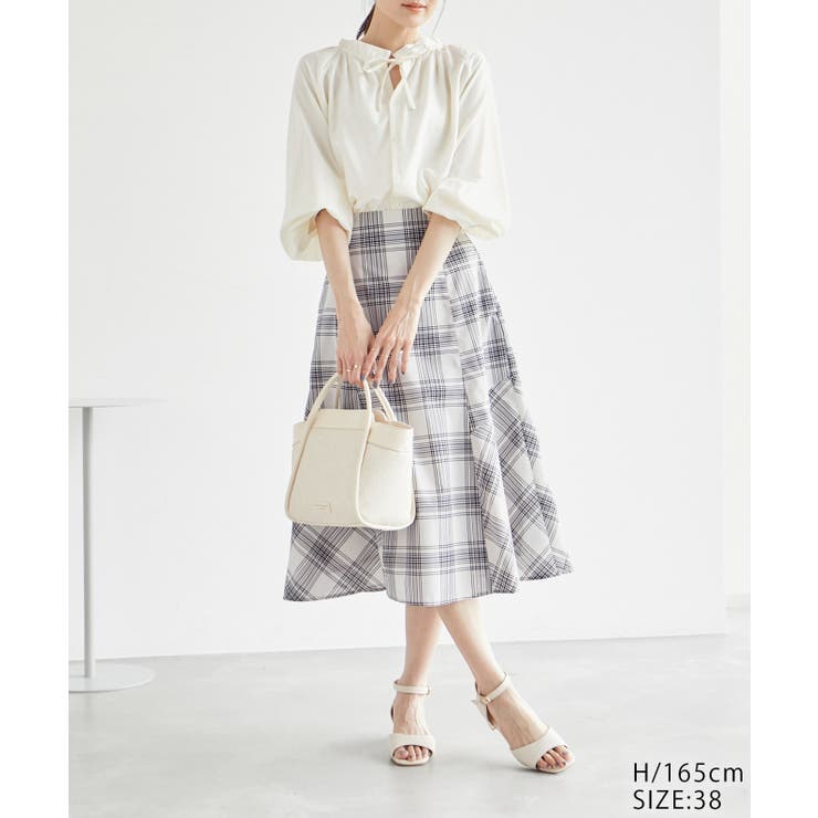 チェックボリュームスカート | ROPE' PICNIC | 詳細画像8 