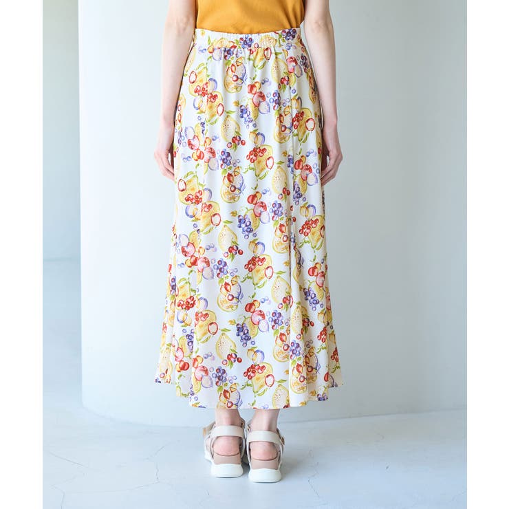 リンクコーデ/Tropical Fruits柄マーメイドスカート | ROPE' PICNIC | 詳細画像13 