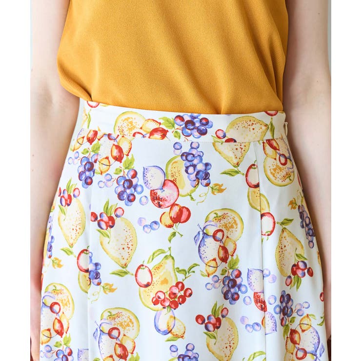 リンクコーデ/Tropical Fruits柄マーメイドスカート | ROPE' PICNIC | 詳細画像14 